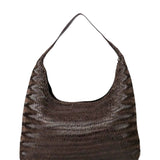 Lucca shoulder bag Isolde dark brown