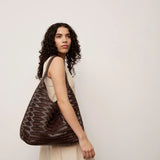 Lucca shoulder bag Isolde dark brown