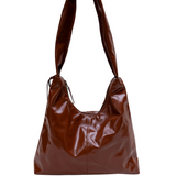 M Crossbody Bag glossy brown