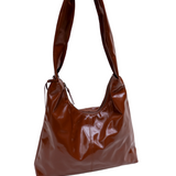 M Crossbody Bag glossy brown