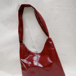 M Crossbody Bag glossy maroon - Ferent Bags 