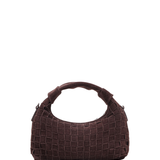 Mini Dandy Braided Suede chocolate