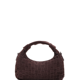 Mini Dandy Braided Suede chocolate