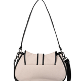 Maria Rivet Canvas Leather off white