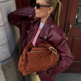 Maxi Dandy Braided Suede redwood