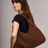 Maxi Dandy Braided suede cacao