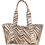 Maxi Shopper Brown Stripes Deluxe - Ferent Bags 