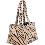 Maxi Shopper Brown Stripes Deluxe - Ferent Bags 