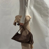 Maxi Crash brown suede