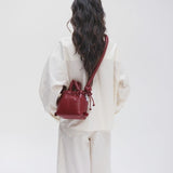 Micro Ona Vegan Leather cherry red