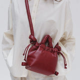 Micro Ona Vegan Leather cherry red