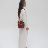 Micro Ona Vegan Leather cherry red