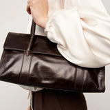 Milano shoulder bag Juliette dark brown