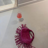 Mini Dandy Braided Fringe Pink - Berg Larsen x Núnoo