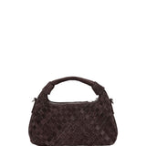 Mini Dandy Braided Suede dark brown