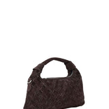 Mini Dandy Braided Suede dark brown