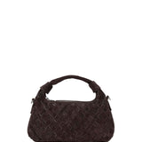 Mini Dandy Braided Suede dark brown