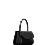 Mini 2.0 black semi patent leather
