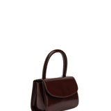 Mini 2.0 honey mahogany semi patent leather