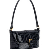 Miranda cavolo nero croco embossed leather