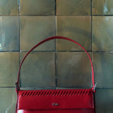 Miranda red braided bag
