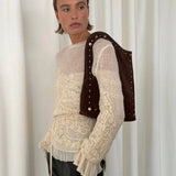 Nalia brown suede bag