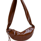 Banana bag XS glossy brown