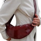 Banana bag XS glossy maroon