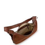 Oda crossbody suede brown