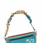 Ocaña Baguette bag blue color block - Ferent Bags 