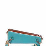 Ocaña Baguette bag blue color block - Ferent Bags 