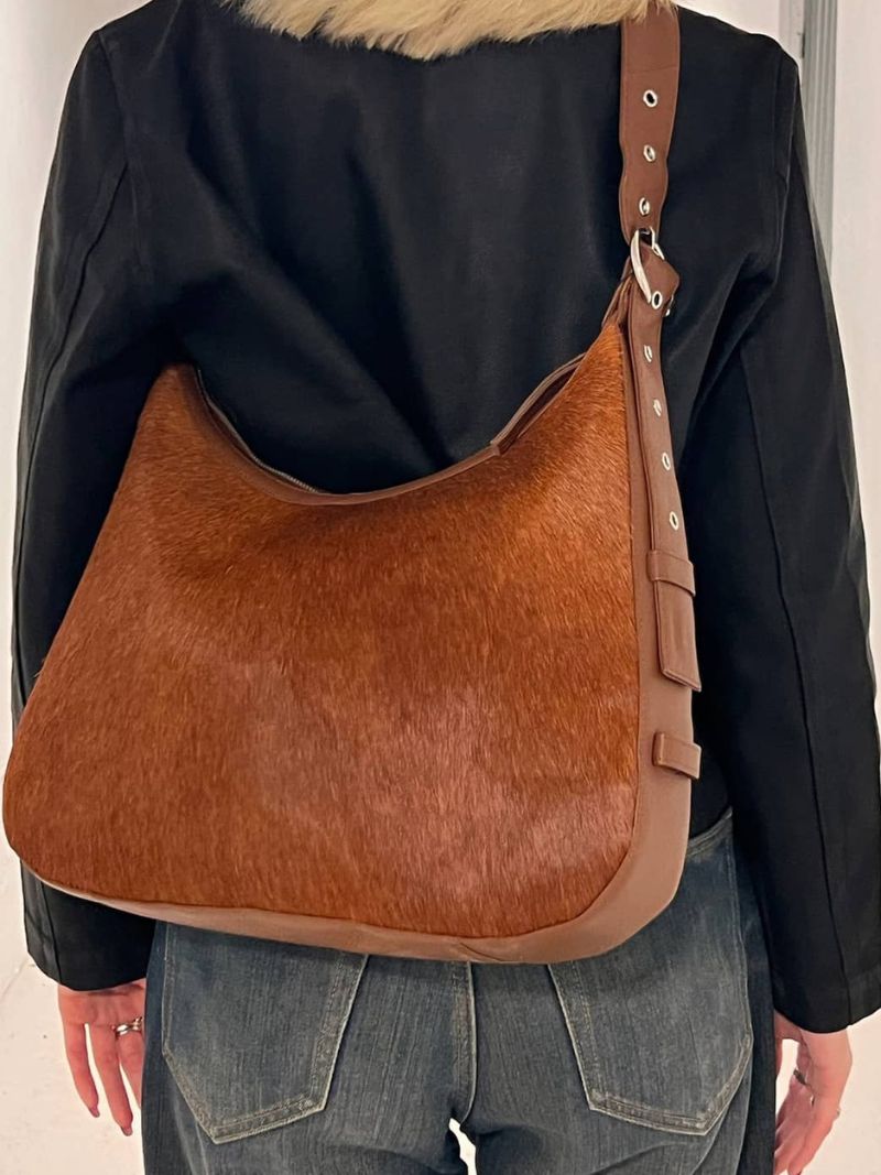 Oda Crossbody bag brown - Ferent Bags 