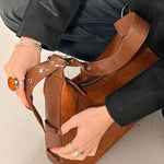Oda Crossbody bag brown - Ferent Bags 