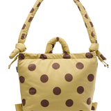 Ona Soft Bag dots chocolate + lime