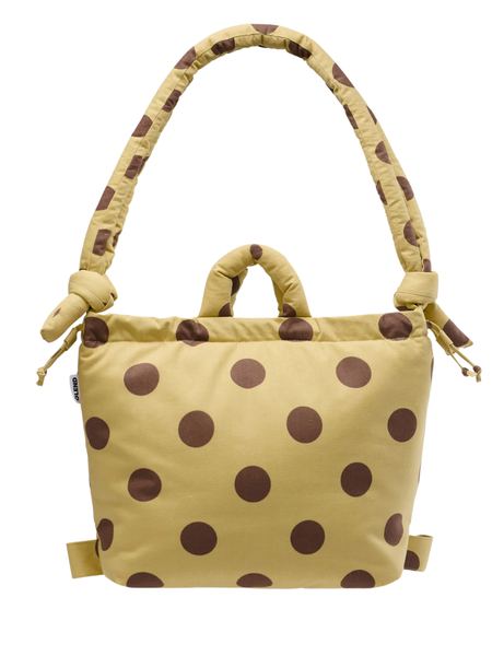Ona Soft Bag dots chocolate + lime – Ferent Bags