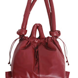 Ona Vegan Leather cherry red