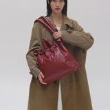 Ona Vegan Leather cherry red