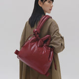 Ona Vegan Leather cherry red