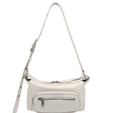 Outpocket Hobo Mini cream glossy plain