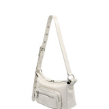 Outpocket Hobo Mini cream glossy plain