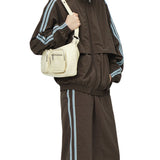 Outpocket Hobo blond wood glossy plain - Ferent Bags 