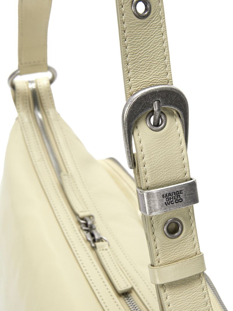 Outpocket Hobo blond wood glossy plain - Ferent Bags 