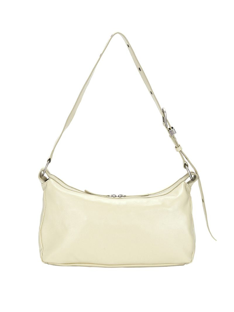 Outpocket Hobo blond wood glossy plain - Ferent Bags 