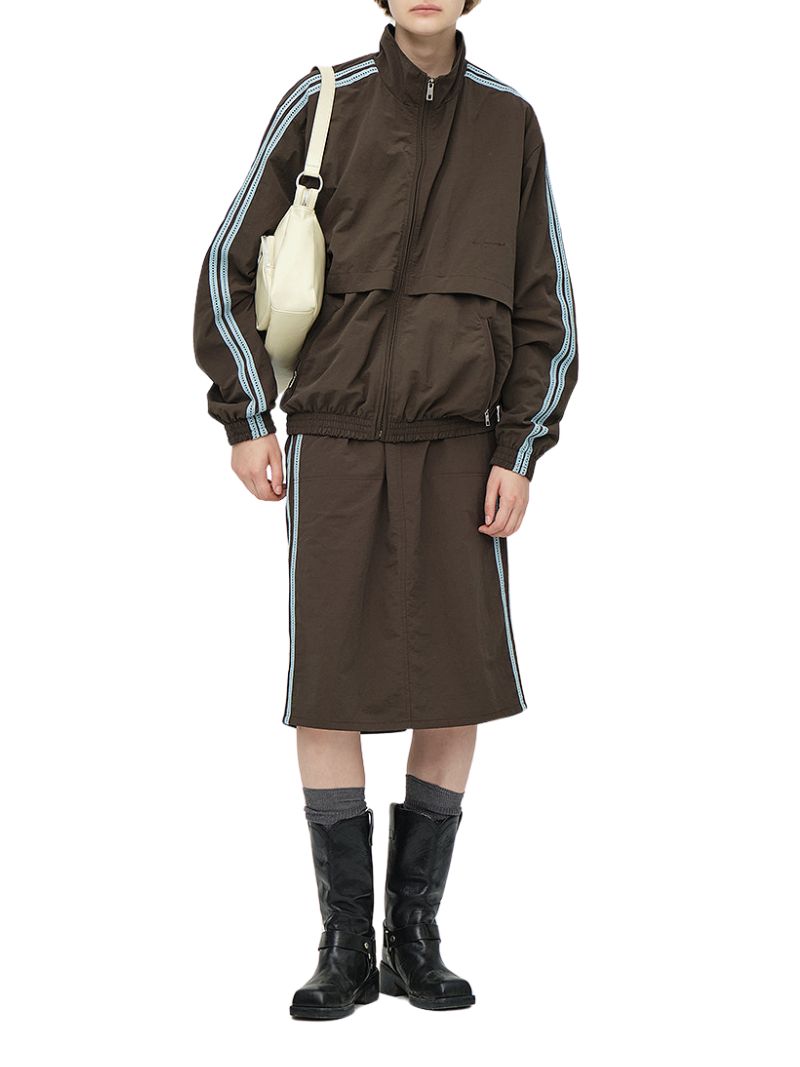 Outpocket Hobo blond wood glossy plain - Ferent Bags 