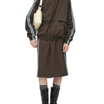 Outpocket Hobo blond wood glossy plain - Ferent Bags 