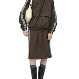 Outpocket Hobo blond wood glossy plain - Ferent Bags 