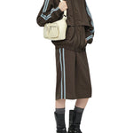 Outpocket Hobo blond wood glossy plain - Ferent Bags 