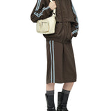 Outpocket Hobo blond wood glossy plain - Ferent Bags 