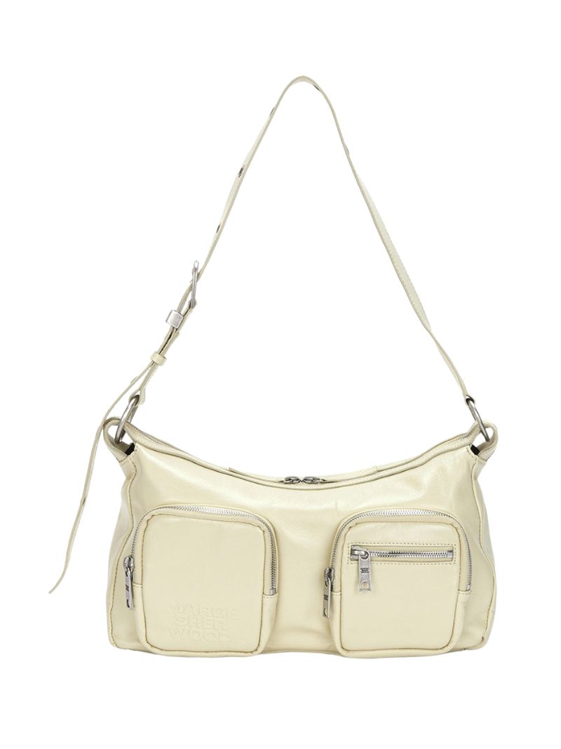 Outpocket Hobo blond wood glossy plain - Ferent Bags 
