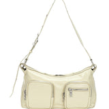 Outpocket Hobo blond wood glossy plain - Ferent Bags 